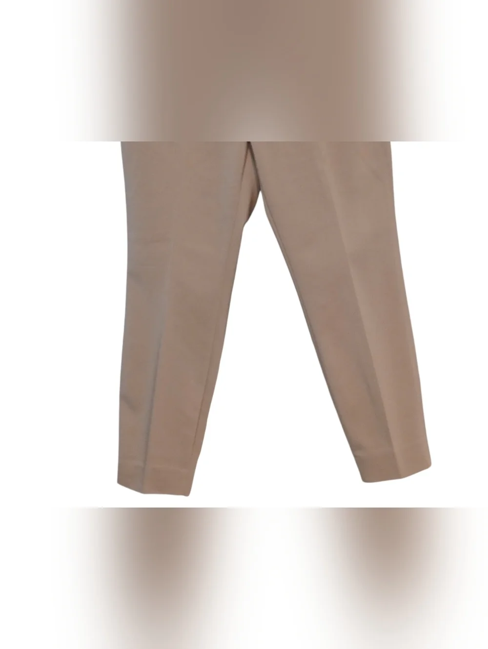 Investments - NWOT, Ladies Pull On Ankle Pants, Tan, Elastic Waist, 4P - Picture 7 of 11